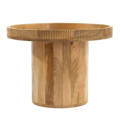 Afbeelding van Kalomo bijzettafel Ø60x44 cm hout naturel