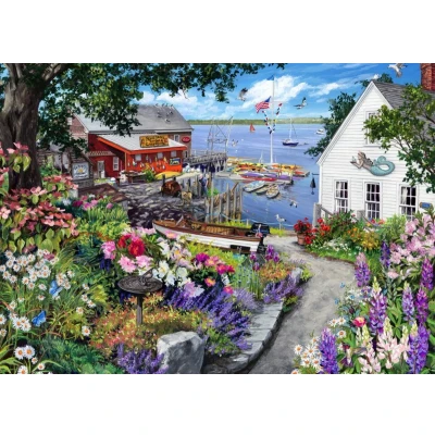 Afbeelding van Bluebird Puzzle Coastal Garden 500 Teile.