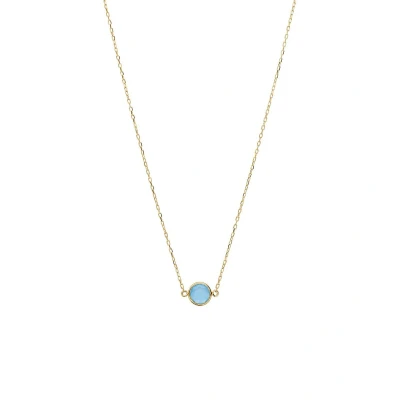 Afbeelding van Lucardi Ketting, Dames, Maat: One Size, December blue