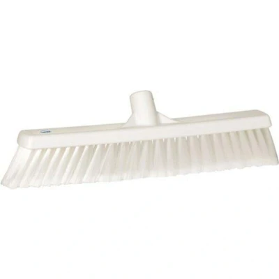 Afbeelding van Vikan Bezems en Vegers Zachte Splitveger Polypropyleen Vezels Zacht Gespleten 410x65x130mm Wit