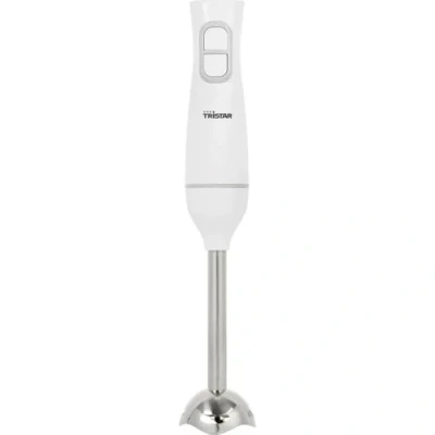 Image de Tristar Mixeur plongeant, Pied en acier inoxydable, Fonction Pulse et Turbo, Forme ergonomique, Blanc, MX 4880