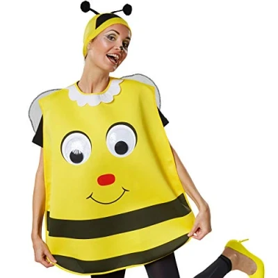 Afbeelding van Kostuum Cartoon Bij onesize verkleedkleding