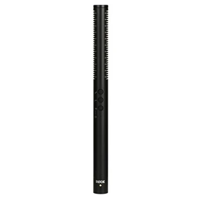 Image de RØDE NTG4+ Microphone canon à condensateur supercardioïde polyvalent double alimentation, avec accentuation des hautes fréquences réglable, filtre passe haut