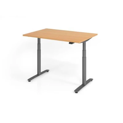 Afbeelding van XDLR 12 G 120x80 Bureau Elektrisch in hoogte verstelbaar Beuken Tafelhoogte I