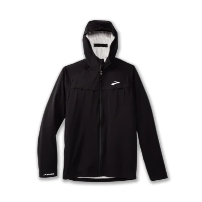Afbeelding van Brooks HIGH Point Regenjas, Heren, Maat: 60/62, Black