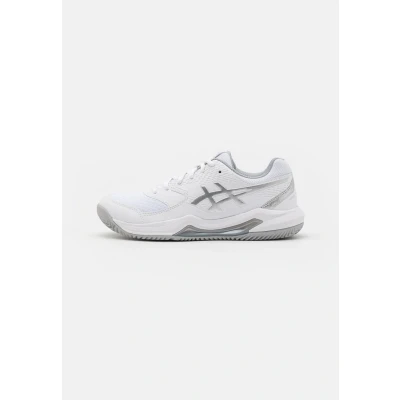 Afbeelding van Asics Geldedicate 8 Padelschoenen, Dames, Maat: 42.5, White/pure silver Textiel/ synthetisch