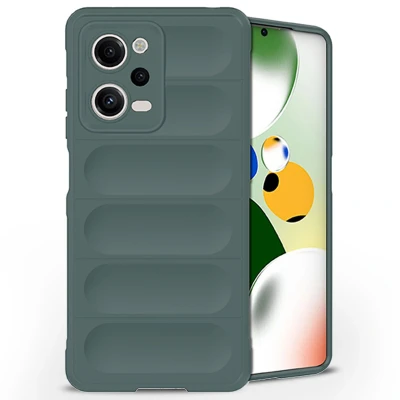 Afbeelding van iMoshion Hoesje Geschikt voor Xiaomi Redmi Note 12 Pro Siliconen EasyGrip Backcover Donkergroen
