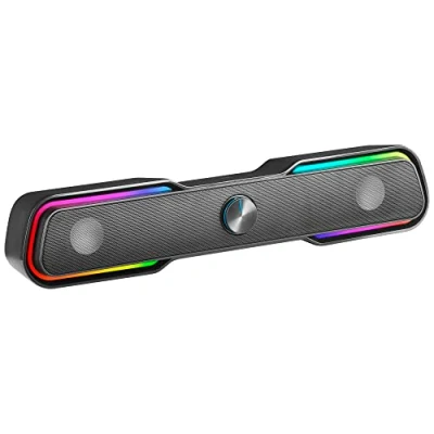 Afbeelding van Mars Gaming MSBX zwart, RGB soundbar, Bluethooth 5.0+Jack 3.5, DSP Sound 10 W