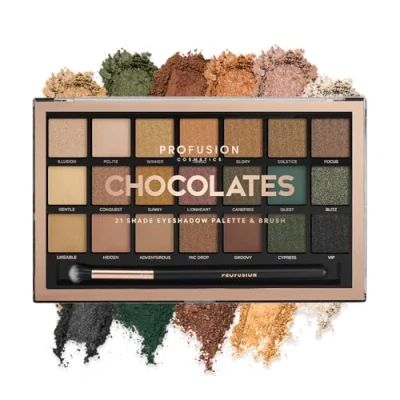 Afbeelding van Profusion Oogschaduw Pro Artistry Palette Primer 21 Kleuren Chocolates