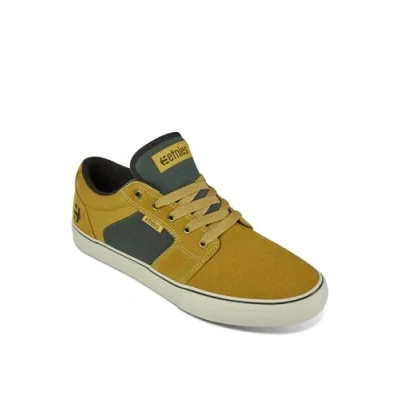 Afbeelding van Etnies Barge Sneakers laag, Heren, Maat: 41, Tan/green Leer/ synthetisch