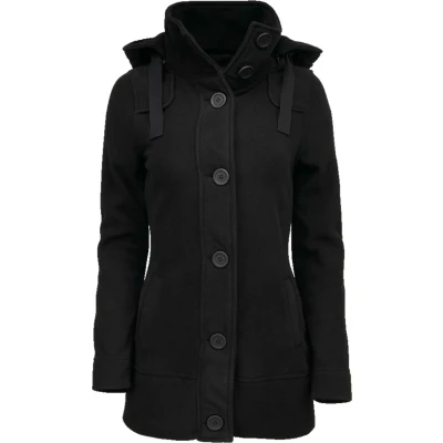 Afbeelding van Brandit Square Halflange jas, Dames, Maat: 3XL, Black