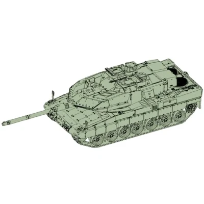 Afbeelding van 1:72 Trumpeter 07192 Leopard 2A6EX main battle tank export variant Plastic Modelbouwpakket