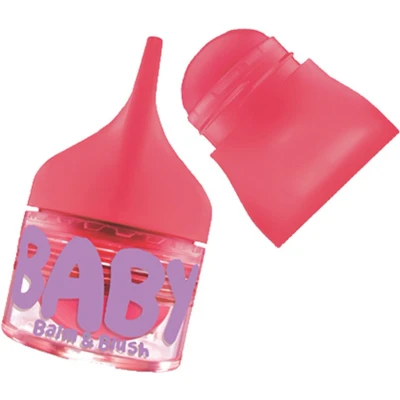 Afbeelding van Maybelline Babylips Balm &amp; Blush 03 Juicy Rose Roze lipbalm in één