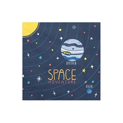 Afbeelding van PARTYDECO 20 papieren space adventure servetten