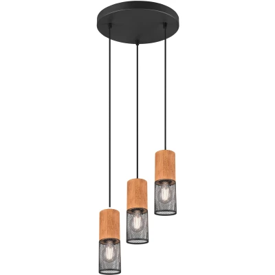 Afbeelding van Hanglamp Trio Leuchten Tosh Zwart
