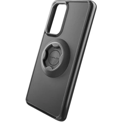 Afbeelding van Interphone Quiklox modulair systeem Mobiele telefoonhouder voor motorfiets Speciale Samsung A53 beschermhoes stuurbevestigingen of Snelsluithaak