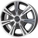 Afbeelding van BORBET 5 gat 17duim 160mm lichtmetalen Velg CH Antraciet Dunkel / Poliert 495788