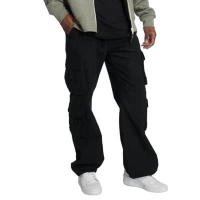 Afbeelding van Brandit PURE Vintage Cargobroek, Heren, Maat: 3XL, Black