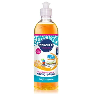 Afbeelding van Ecozone Vloeibaar Afwasmiddel Oranjebloesem &amp; Kokosnoot 500ml Vegan