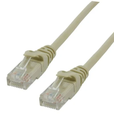 Image de MCL Cordon de raccordement RJ 45 (M) pour 50 cm UTP CAT 6a gris