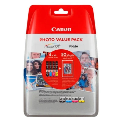 Image de Canon CLI 551XL Cartouches Pack Combiné