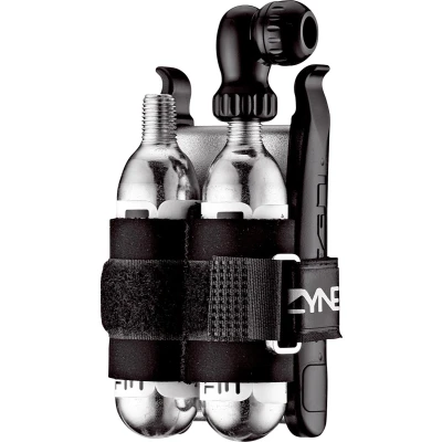 Afbeelding van Lezyne Twin Kit und Lever Combo Co2 pomp, zwart/zilver