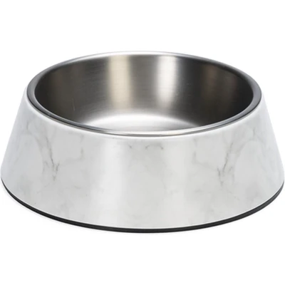 Afbeelding van Designed by Lotte Eetbak Meis Hondenvoerbak Melamine Wit 17,5 cm 350 ml
