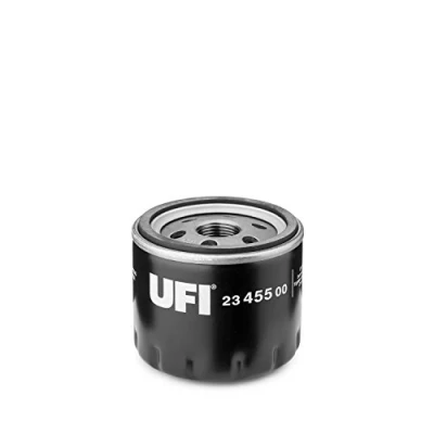 Afbeelding van UFI 23.455.00 Oliefilter M 20 X 1,5 Met een terugloopbeveiligingskleppen Opschroeffilter FIAT: Doblo I Cargo, 500 Hatchback, C Convertible