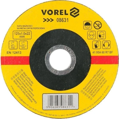 Afbeelding van VOREL 08631 Snijschijf, haakse slijper 125 1 12200