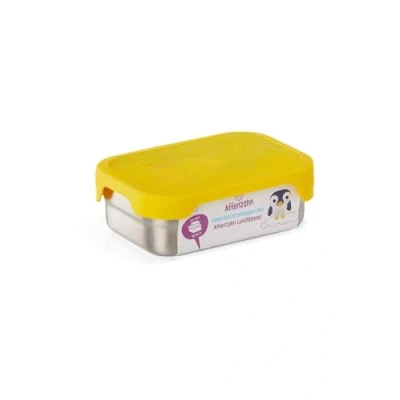 Afbeelding van Affenzahn Lunchboxenset van roestvrij staal met BPA vrij siliconen deksel, vaatwasmachinebestendig, tijgermotief
