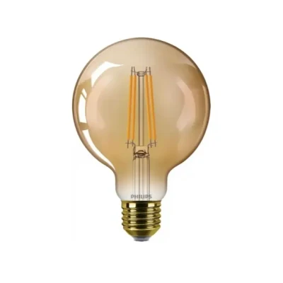 Afbeelding van Philips Filamentlamp amber 40W G95 E27, 7 W, 40 470 lm, 15000 uur, Flame