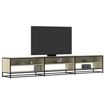 Afbeelding van vidaXL Tv meubel 270x40x46 cm bewerkt hout sonoma eikenkleurig