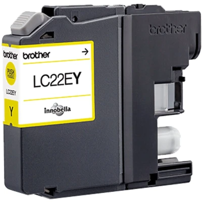 Afbeelding van Brother LC 22EY Inktcartridge Geel