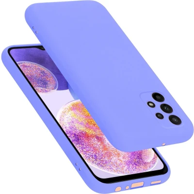 Afbeelding van Cadorabo Hoesje geschikt voor Samsung Galaxy A23 4G / 5G in LIQUID LICHT PAARS Beschermhoes gemaakt van flexibel TPU silicone Case Cover