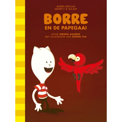 Afbeelding van de Gestreepte Boekjes Borre en papegaai
