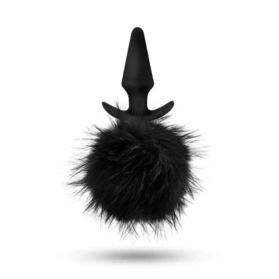 Afbeelding van Anal Adventures Platinum Rabbit Tail Anaal Plug