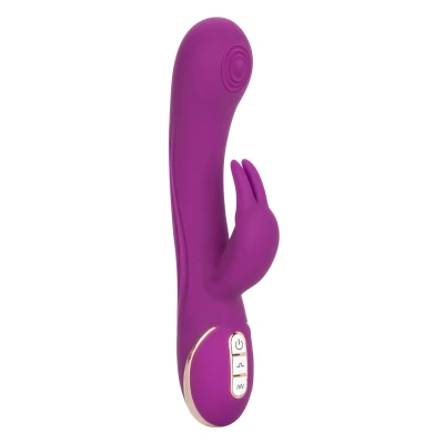 Afbeelding van Siliconen Vibrator Thumping Rabbit Paars