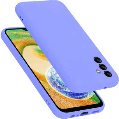 Afbeelding van Cadorabo Hoesje geschikt voor Samsung Galaxy A04s in LIQUID LICHT PAARS Beschermhoes gemaakt van flexibel TPU silicone Case Cover