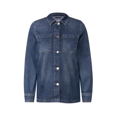 Afbeelding van Cecil Spijkerjas, Dames, Maat: Medium, Blau