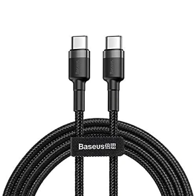 Afbeelding van Baseus Cafule CATKLF HG1 USB oplaadkabel Zwart/Grijs