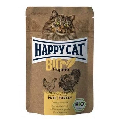 Afbeelding van 6x85g Kip/Kalkoen Happy Cat Bio Kattenvoer