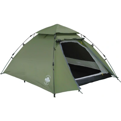 Afbeelding van Lumaland Koepeltent Quick Up System Outdoor Groen 3 Persoons