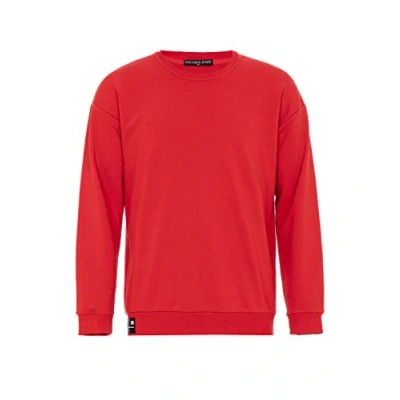 Afbeelding van Redbridge Pullover met capuchon voor heren, sweatshirt voorvak, groot palet aan kleuren, oversized, M2191 rood