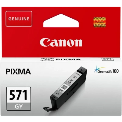 Afbeelding van Canon CLI 571GY Inktcartridge Grijs