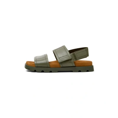 Afbeelding van Camper Brutus Outdoorsandalen, Heren, Maat: 39, Mittelgrün Leer