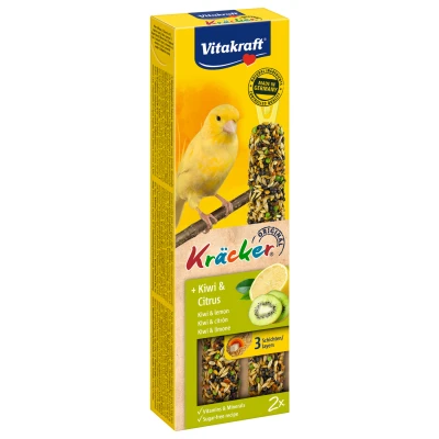 Afbeelding van Vitakraft Kanarie Kracker 2 stuks Vogelsnack Kiwi