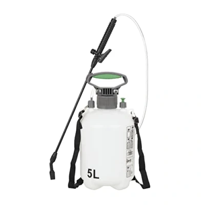 Afbeelding van plantenspuit 5 liter verstelbaar mondstuk druksproeier onkruidsproeier