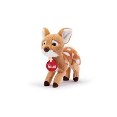 Afbeelding van Trudi Trudini knuffel Hert 16 cm Hoge kwaliteit pluche Knuffeldier voor jongens en meisjes Bruin Wit 8x16x14 maat XS