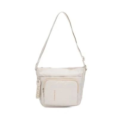 Afbeelding van MANDARINA DUCK Schoudertas MD20 Crossoverbag Whitecap Gray Crème