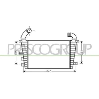 Afbeelding van PRASCO OP410N005 Intercooler OPEL: Astra H Caravan